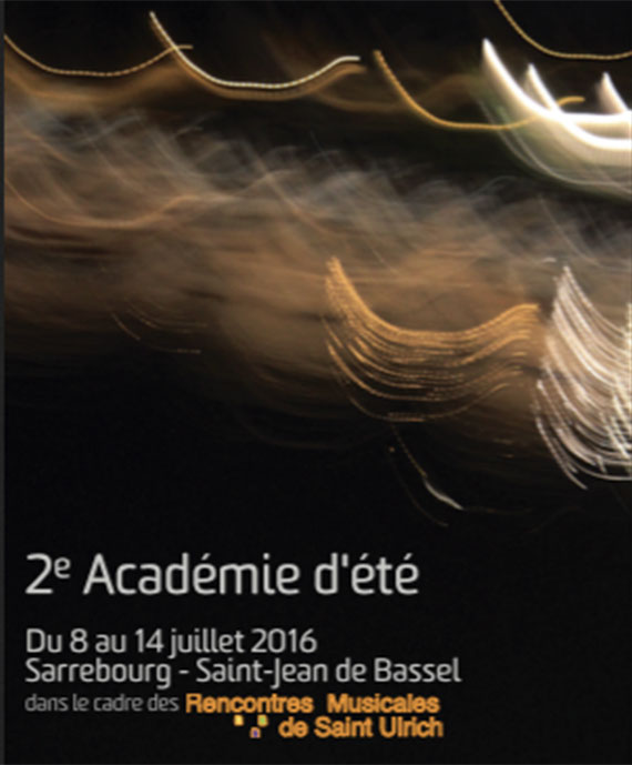 2e académie d'été des Rencontres musicales de Saint-Ultich