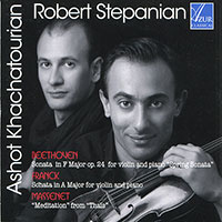 Ashot Khachatourian (piano), Robert Stepanian (violon)