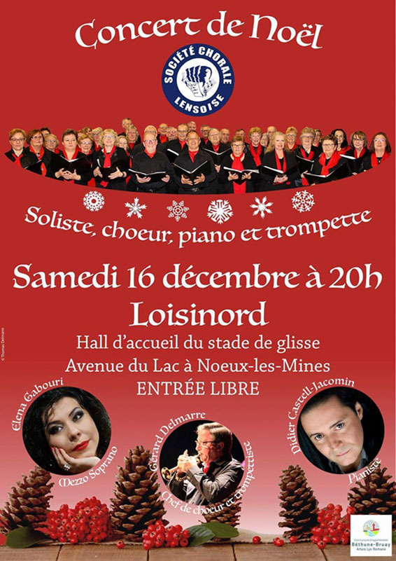 Concerts de Noël de la Société chorale lensoise