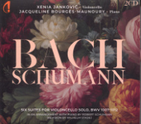 Bach / Schumann : Six suites pour violoncelle seul (BWV 1007-1012) arrangées pour violoncelle et piano par Robert Schumman