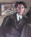 Alban Berg peinture d'Arnold Schönberg