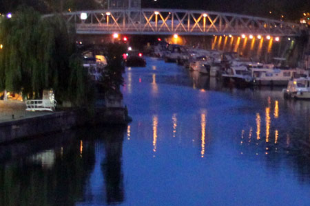 La Seine à Bastille le 30  juin 2012 au soir