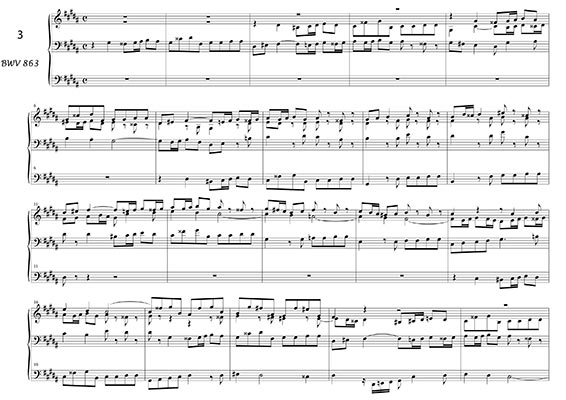 7 fugues de JS Bach pour orgue