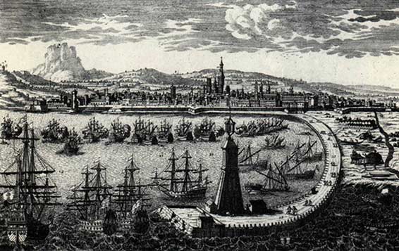 Barcelone en 1705