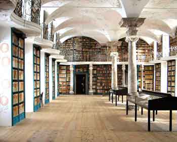 Kloster Einsiedeln, la bibliothèque
