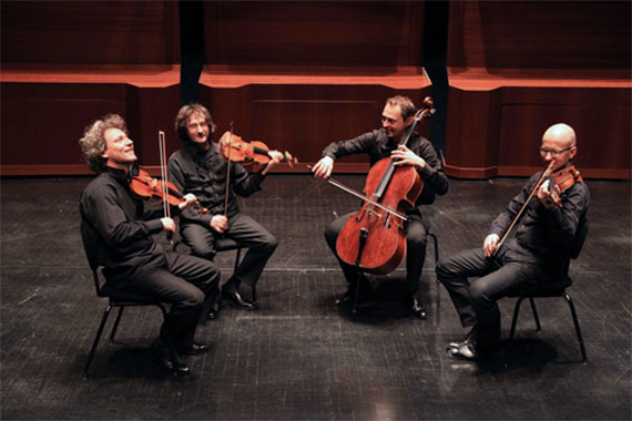 Le quatuor Les Dissonances