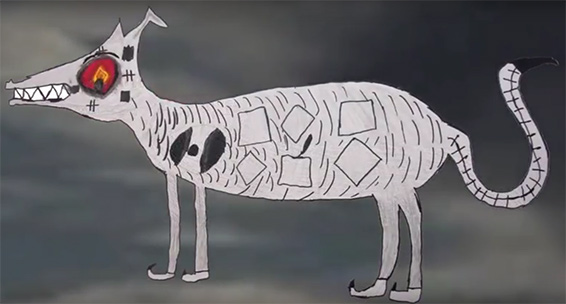 ilmae Pierre et le loup chez Tim Burton.