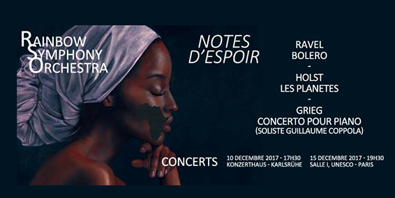 Concert à la Maison de l'Unesco, 125 avenue de Suffren, 75015 Paris, le 15 décembre à 19h30. 