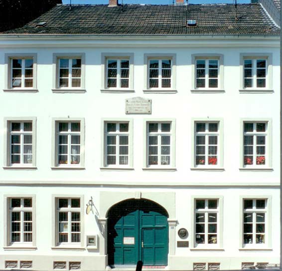 maison de Clara et Robert Schumann  Bilker Straße 15, Düsseldorf.