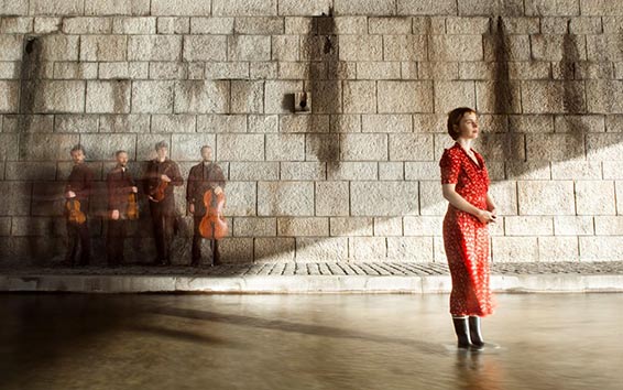 Le Quatuor Béla et Noémi Boutin. Photographie © D. R.