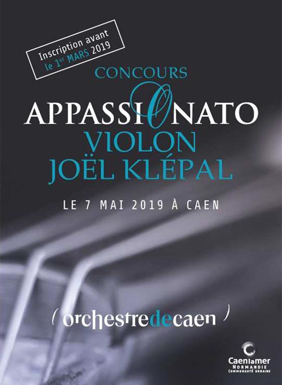 5e Concours Appassionato violon Joël Klépal