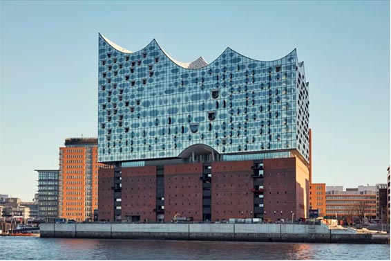 La Philharmonie de Hamburg, die Elbphilharmonie.