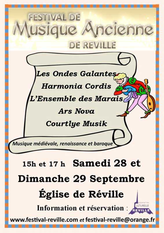 festival de musique ancienne à Réville
