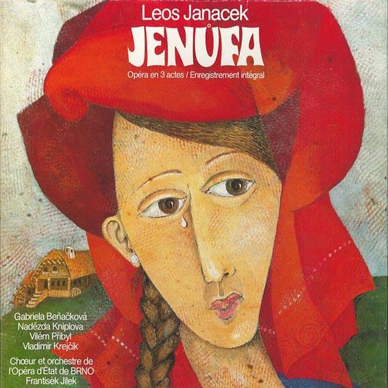 Jenufa, opéra en 3 actes de Leoš Janáček, sur un livret du compositeur d'après le pièce Sa fille adoptive de de Gabriela Preissovà, créé le 21 janvier 1904 au Théâtre national de Brno.