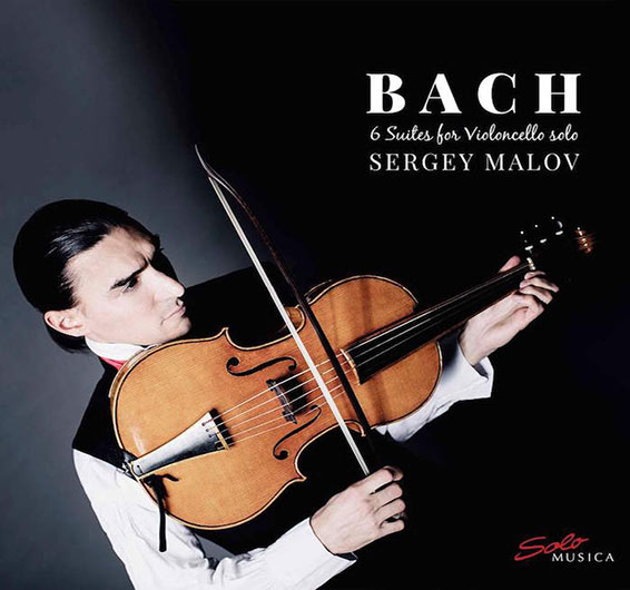 Bach, 6 Suites for Violoncello solo, Sergey Malov, Violoncello da spalla. Solo Musica 2020 (SM 343).