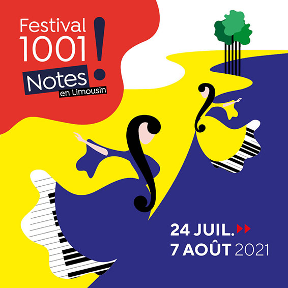 Programmation du festival 1001 notes en Limousin 