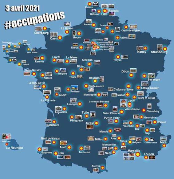 141 théâtres et lieux de culture occupés ou mobilisés
