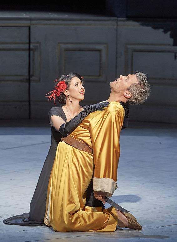 Lisette Oropesa (Konstanze) et Christian Nickel (Bassa Selim). Photographie© Michael Pöhn