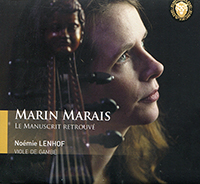 Marin Marais, Le manuscrit retrouvé, Noémie Lenhof (viole de gambe), Guillaume Haldenwang (clavecin), Nicolas Wattinne (yhéorbe et guitare). Ancelade 2023 (ECL 2301). Enregistré à l'Auditorium d'Alençon, 20-23 février 2023.
