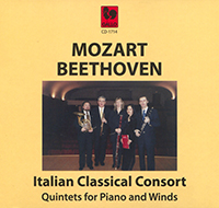 Mozart, Beethoven, Quintets for Piano and Winds