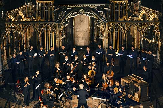 Pages et Chantres du Centre de musique baroque de Versailles à la Photographie Photographie © Jean-Baptiste Millot.