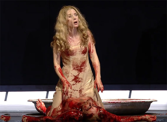 Richard Strauss, Salomé, scène finale, « Ich habe deinen mund geküsst », Malin Byström, Dutch National Opera & Ballet, Amsterdam, 2021. 