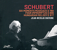 Schubert, Six Moments musicaux, Quatre Imprompus, Mélodie hongroise, Nicolas Diatkine, Solo musica 2025