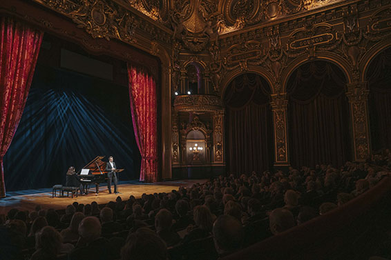 Récital Benjamin Bernheim. Photographie © OMC - Marco Borrelli.