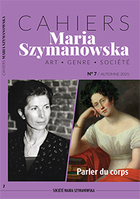 Cahiers Maria Szymanowska (7) : Parler du corps. 