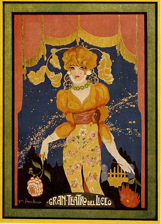 La Favorita, Gran Teatre del Liceu, Barcelona, décembre 1922.