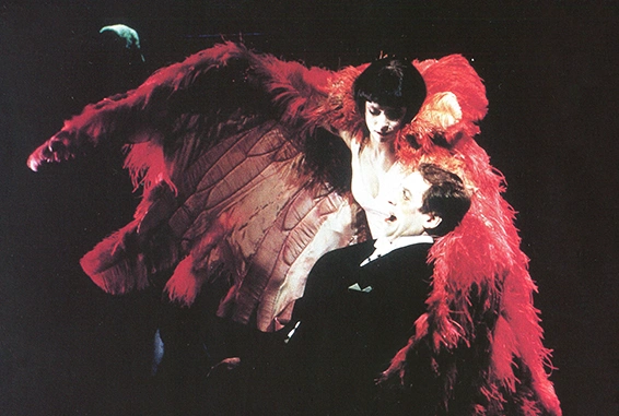 Alban Berg, Lulu, Christine Schäfer (Lulu) John Bröcheler (Dr Schön), Festival de Salzbourg 1995.