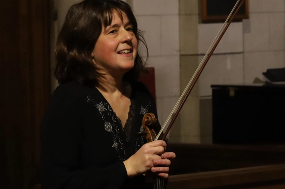 Saskia Lethiec, église luthérienne Saint-Marcel, Paris, 6 décembre 2025., Photographie © musicologie.org.