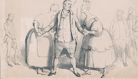 The Beggar's Opera, illustration non datée.