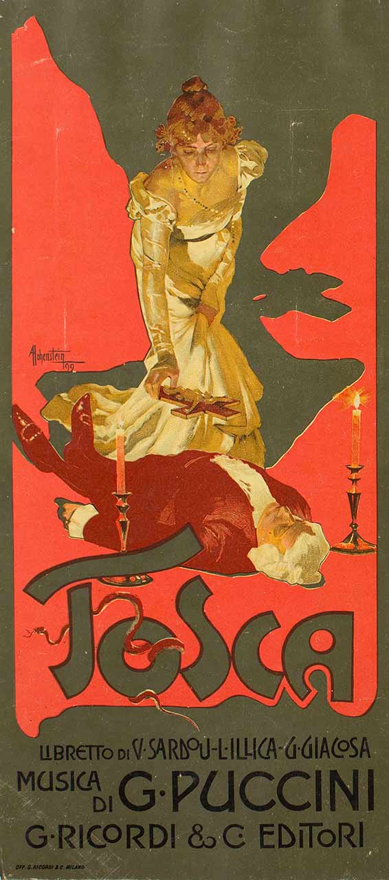Affiche d'Adolf Hohenstein, 1899.