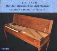 Johann Sebastian Bach, Mit Bachischen Applicatur, Crustiano Holtz (clavicorde),