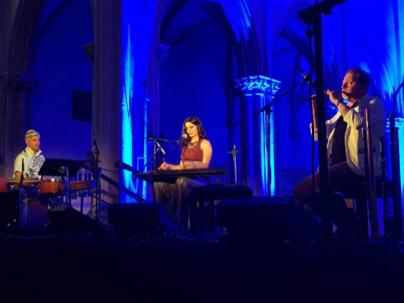 Christine Zayed trio à Saint-Vaast.