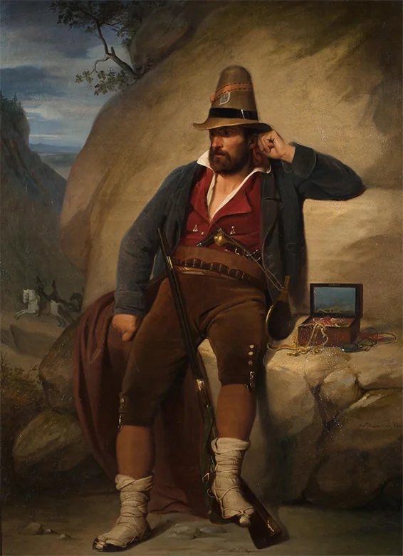 Fra Daviolo, huile sur toile d' Adeodato Malatesta, 1840.