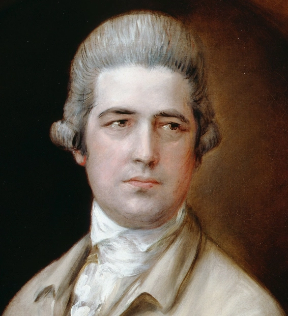 Portrait de Thomas Linley l'aîné, huile sur toile de Thomas Gainsborough, dans les années 1760, Dulwich Picture Gallery. 
