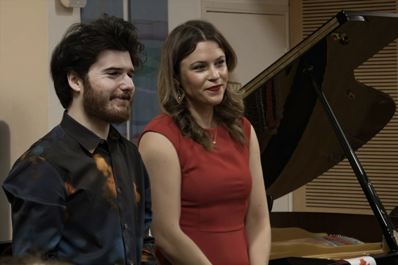 Michelle Lynne et Dimitri Malignan, église écossaise de Paris, 21 février 2026. Photographie © musicologie.org.