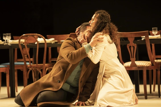 Werther, Opéra-comique, janvier 2026, Pene Pati (Werther), Adèle Charvet (Charlotte). Photographie © Jean-Louis Fernandez