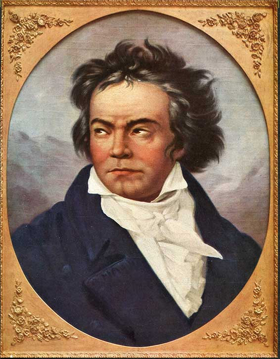 Portrait par Ferdinand Schimon réalisé à l'automne 1819, conservé dans la maison natale de Beethoven à Bonn.