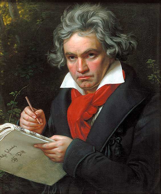 BeeLudwig Beethoven, par Joseph Karl Stieler, 1820.thoven