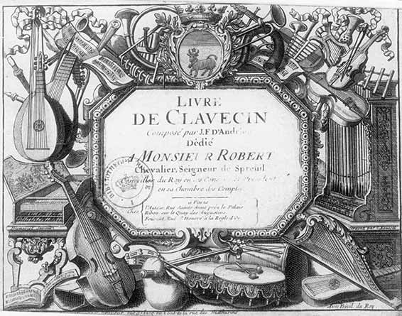 Danrieu livre de clavecin