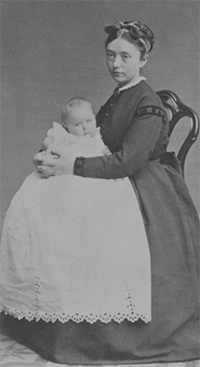 Nina Grieg avec sa fille Alexandra