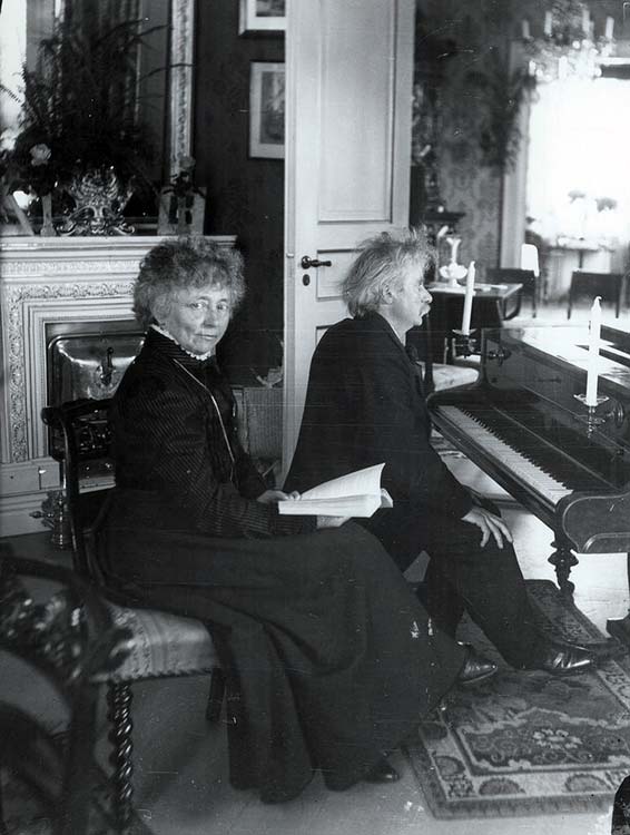 Nina et Edvard Grieg.