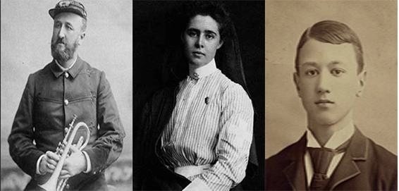 George Ives (1845-1894), Charles Ives, Harmony Twichell (1876-1969)