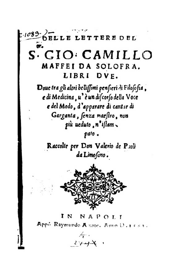 Maffei Giovanni Camillo