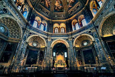 Intérieur de l'incoronata de Lodi