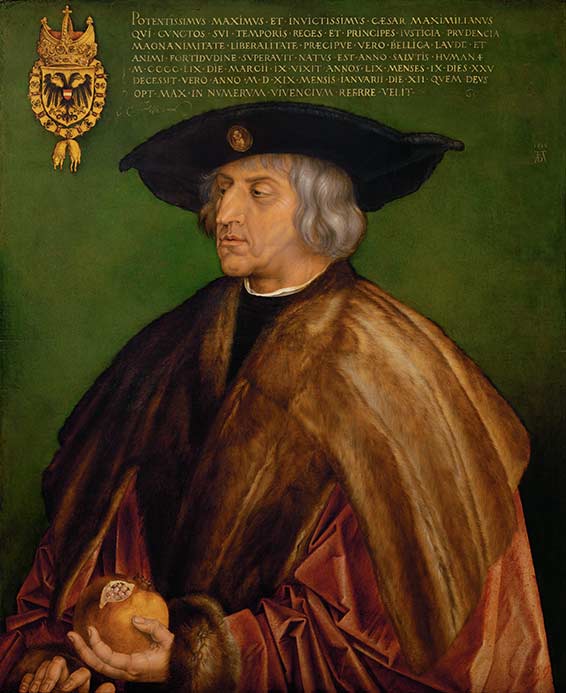 Maximilian I par Albrecht Dürer