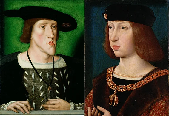 Charles V et Philippe le Beau.